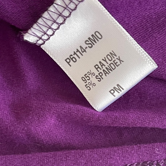 Loveappella Women's Purple Rayon VNeck
Sleeveless Casual Long Maxi Dress Size PM - Picture 12 of 12